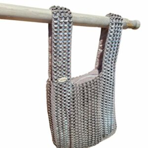 SAC CAPSULES "CELIA" Gris perle