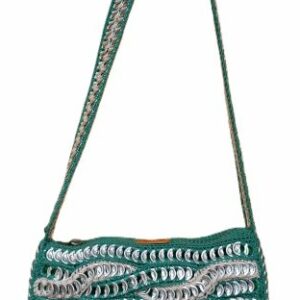 SAC CAPSULES "CARMEN"  Vert et Beige